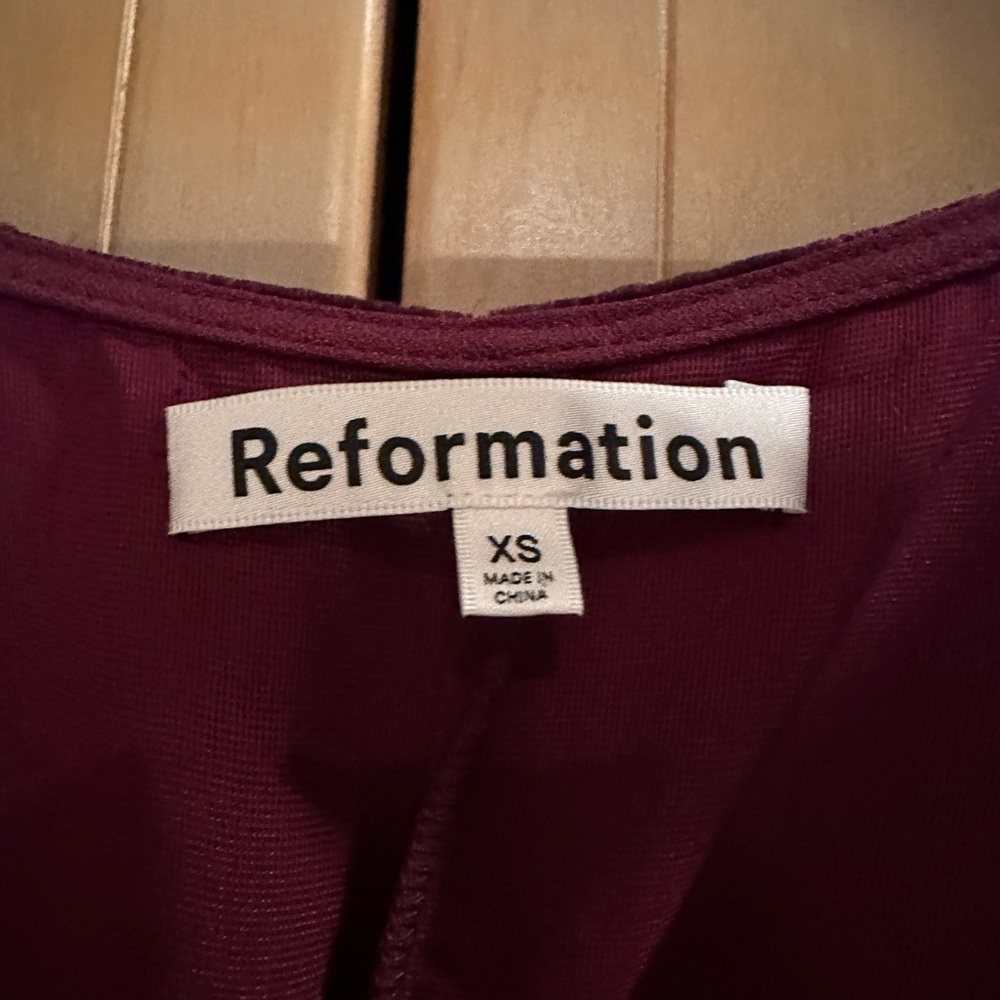 Reformation Analynne Velvet Dress - Picture 4 of 6